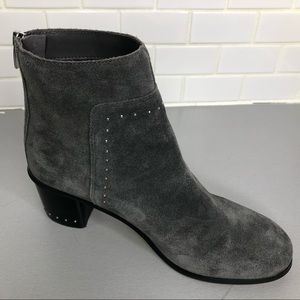 Marc Fisher western studded gray booties…